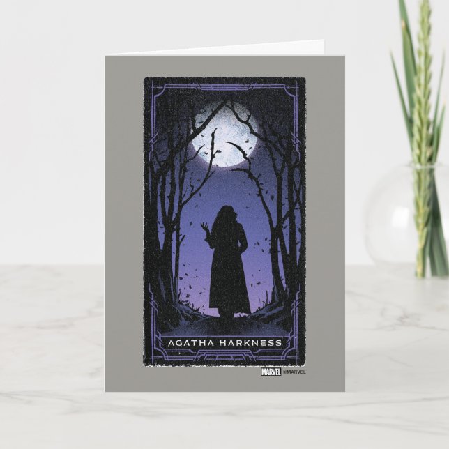 Agatha Harkness Tarot Graphic Card (Front)
