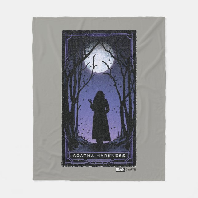 Agatha Harkness Tarot Graphic Fleece Blanket (Front)