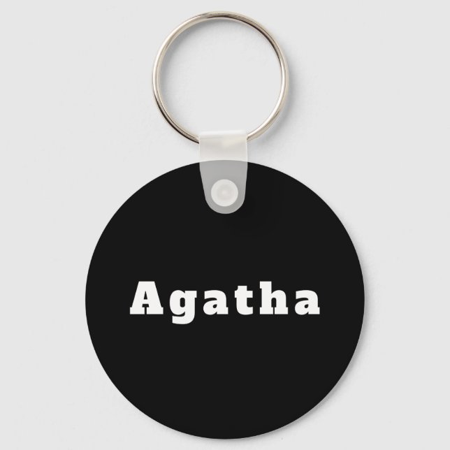 Agatha Keychain (Front)