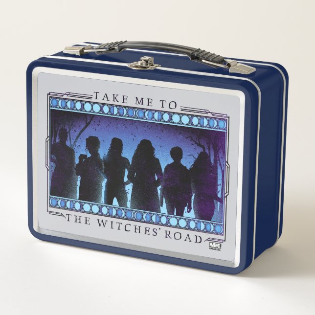 Agatha | Take Me To The Witches' Road Metal Lunch Box (Front)