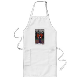 Agatha   Three of Swords Tarot Graphic Long Apron