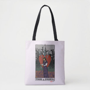 Agatha   Three of Swords Tarot Graphic Tote Bag