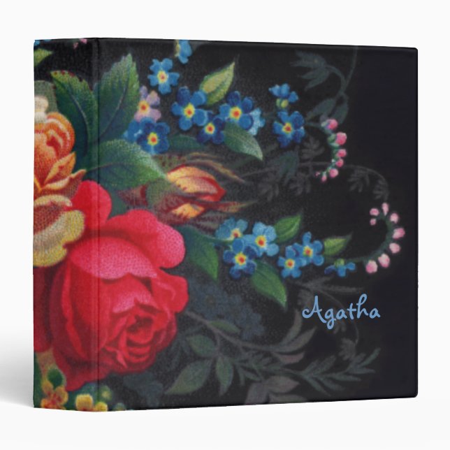 Agatha Victorian Bouquet Binder (Front/Spine)