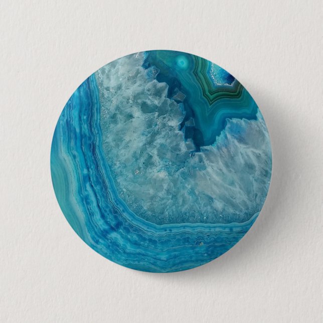 Agathe, agate, precious stone, gem, gem, stone 2 inch round button (Front)