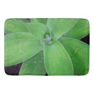 Agave and Raindrops Bath Mat
