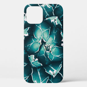 agave cactus,  abstract nature background,  top vi iPhone 12 case