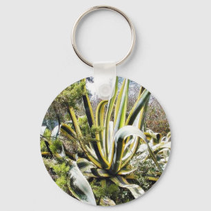 Agave Cactuses Keychain