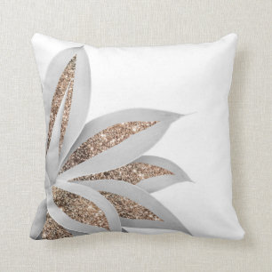 Agave Finesse Glitter Glam #9 Throw Pillow