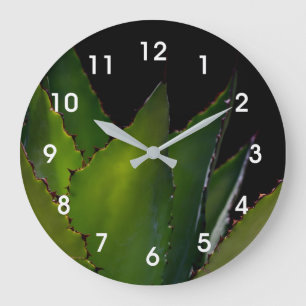 Agave glow large clock