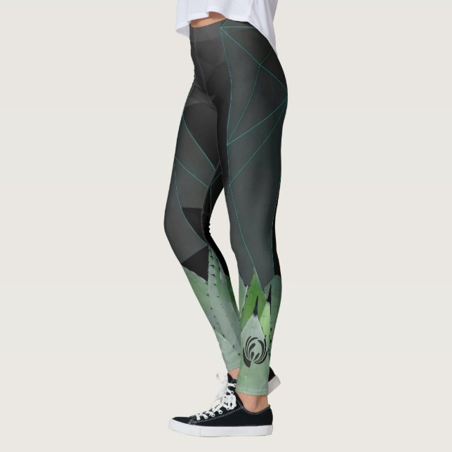 Agave Legging par Laura Eubanks (Gauche)