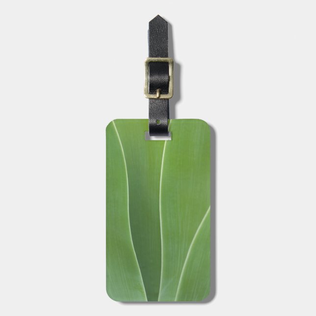 Agave Plant Close Up Luggage Tag (Front Vertical)