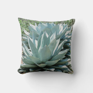 Agave Succulent Plant Cactus Green sage Throw Pil Pillow
