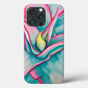Agave succulent watercolor art  iPhone 13 pro case