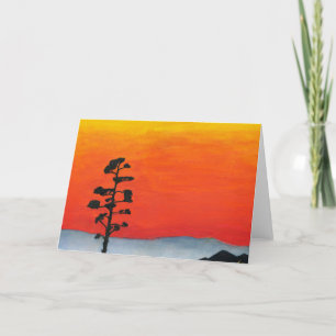 Agave Sunset Thank You Card