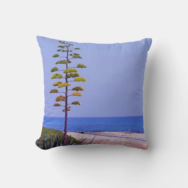 Agave Tree - Throw Pillow (Front)