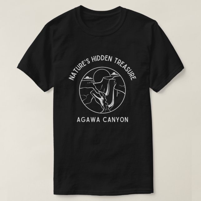 Agawa Canyon Nature's Hidden Treasure T-Shirt (Design Front)