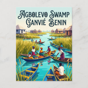 Agbolevo Swamp Benin Postcard