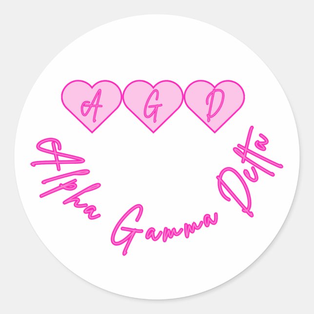 AGD Sorority Sticker (Front)
