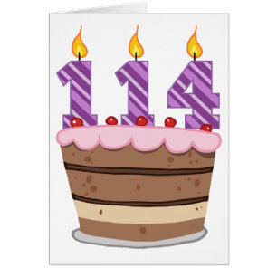 Age 114 on Birthday Cake