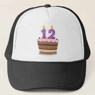 Age 12 on Birthday Cake Trucker Hat