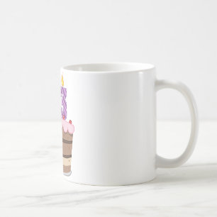Age 23 on Birthday Cake Coffee Mug