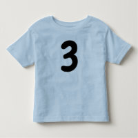AGE 3 TODDLER BLUE BOYS T-Shirt