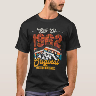 Age 60 Best Of 1962 Cassette Limited Edition 60Th T-Shirt