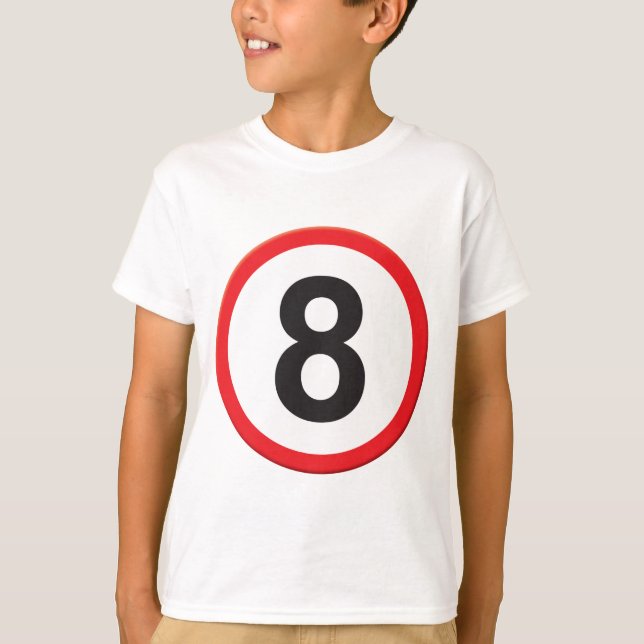 Age 8 T-Shirt (Front)
