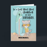 Age 9 Great Great Grandson Birthday Funny Raccoon Card<br><div class="desc">In just a couple of weeks,  a dear great great grandson of your will be celebrating his 9th birthday. As early as now,  to avoid the rush,  you should be getting your hands on this card already to use it to greet him and share a fun birthday message.</div>