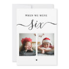 Age and photo. Black white wedding table number