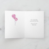 Age is Irrelephant Cute Elephant Funny Birthday Card (Inside)