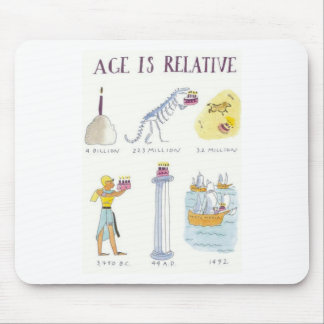 Age Is Relative Mouse Pad