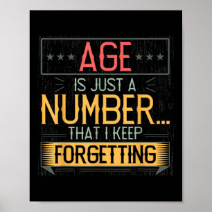 Age Number Forgetting Grandparents Day Humour Reti Poster