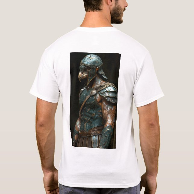 Age of Animal as a Spartan Warrior Dramatic T-shir T-Shirt (Back)