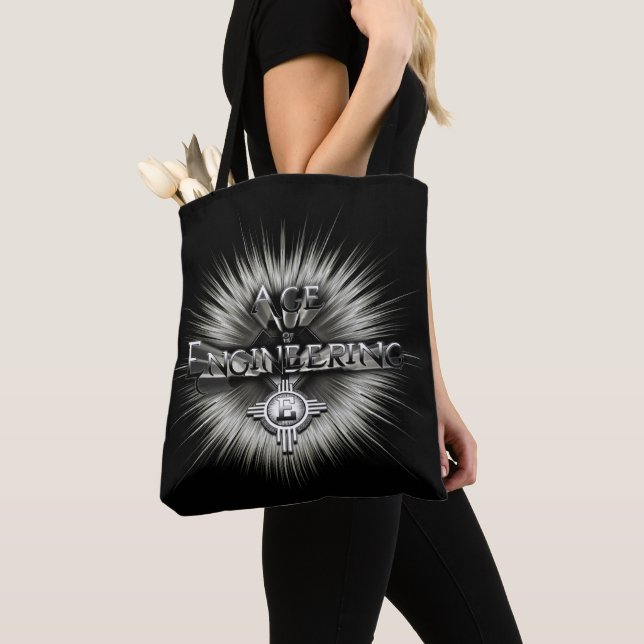 Age Of Engineering ISOTXT Tote Bag (Close Up)