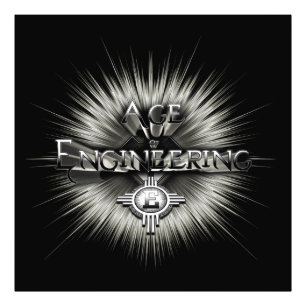 Age Of Engineering Typography Artwork Photo Print