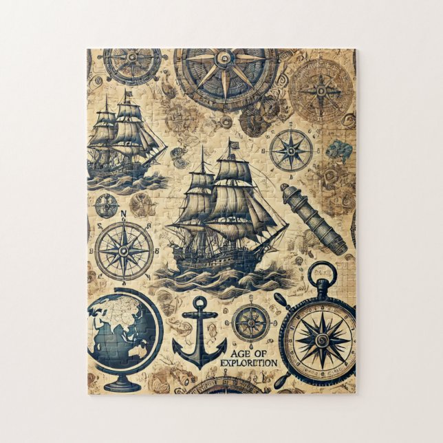 Age of Exploration Puzzle : World of Navigation 🧩 (Vertical)