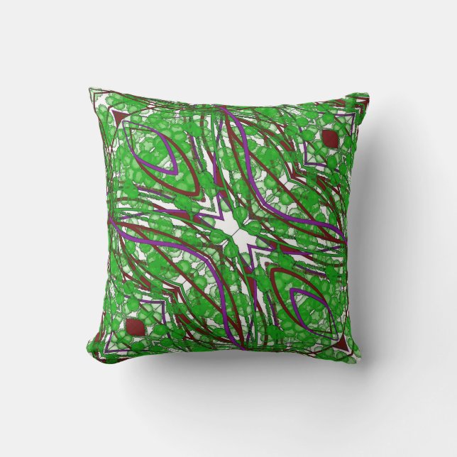 Age of the Geek Throw Pillow (Front)