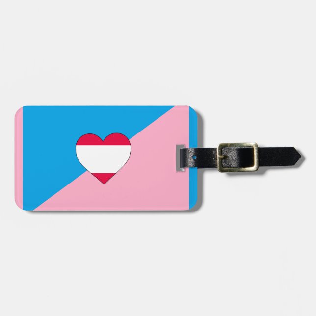 AGE PLAY PRIDE FLAG LUGGAGE TAG (Front Horizontal)