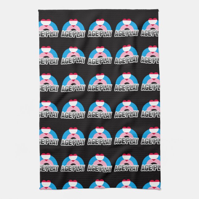 Age Play Pride Kitchen Towel (Vertical)