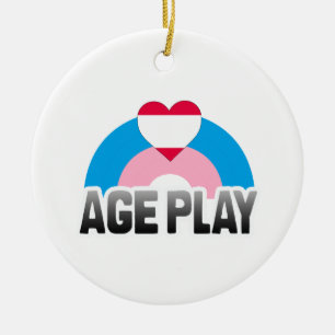 AGE PLAY RAINBOW CERAMIC ORNAMENT