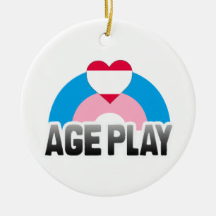AGE PLAY RAINBOW CERAMIC ORNAMENT