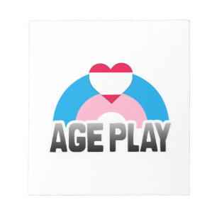 AGE PLAY RAINBOW NOTEPAD