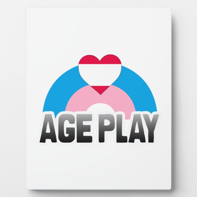 AGE PLAY RAINBOW PLAQUE (Front)