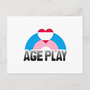 AGE PLAY RAINBOW POSTCARD