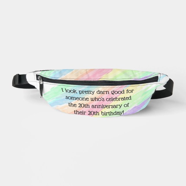 Aged 40 & over fanny pack (Front)