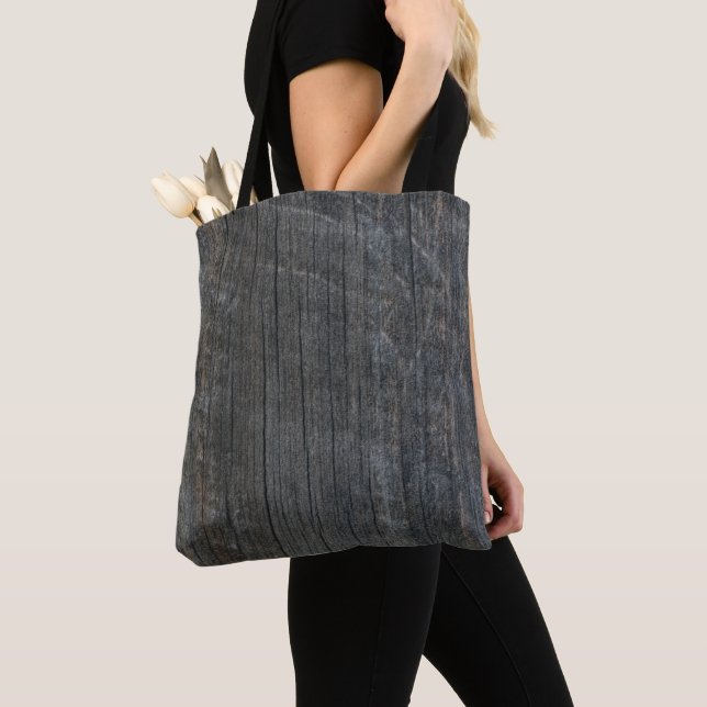 Aged And Weathered Barnboard  Tote Bag (Close Up)