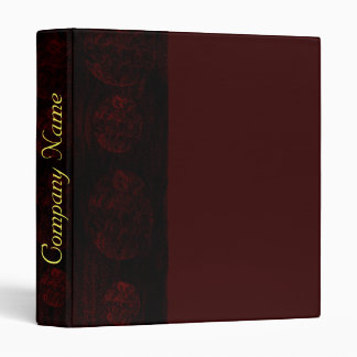 Aged Antique Amber Company Binder