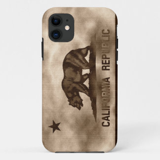 Aged California Flag iPhone 11 Case
