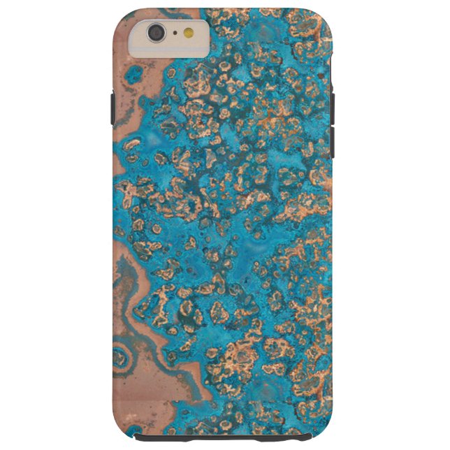 Aged Copper Patina iPhone 6 Plus case (Back)